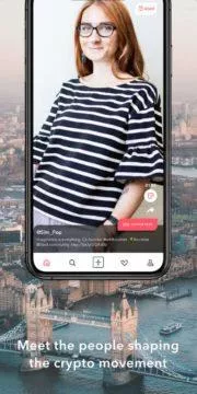 aplikace kryptoměnová sociální sít Pepo screen 1