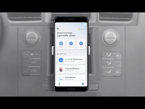 Google Assistant's driving mode