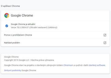 Google Chrome obsahuje bezpečnostní chybu