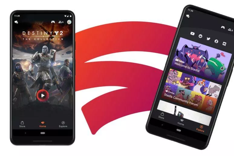 Google Stadia aplikace Google Stadia aplikace