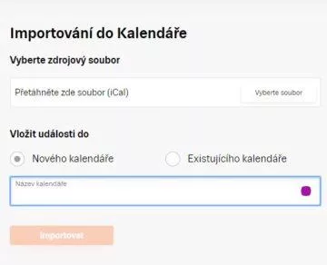 iCal kalendář