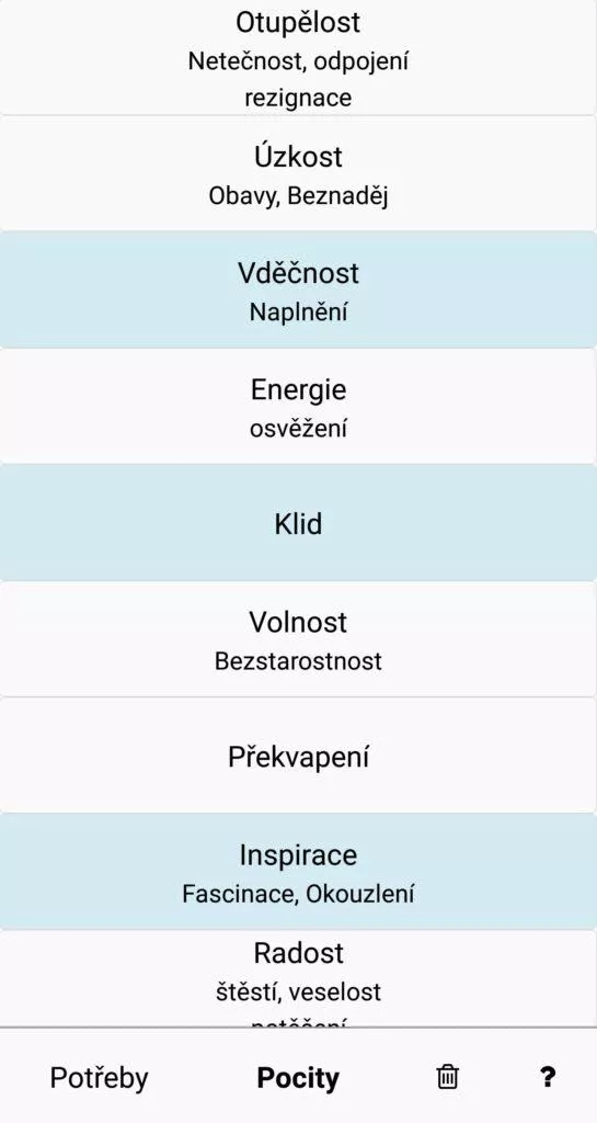 NVC kartičky - ovládněte emoce