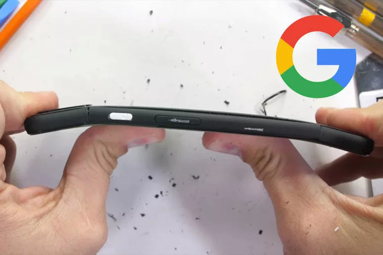 Pixel 4 xl v testu odolnosti Pixel 4 xl v testu odolnosti