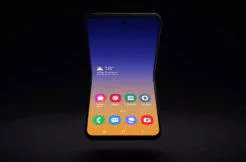 samsung véčko ohebný telefon mobil