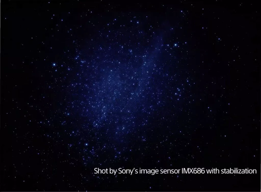 sony noční obloha
