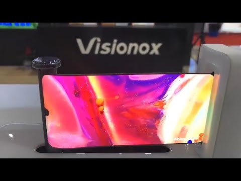 Visionox Rollable AMOLED Display Demonstration