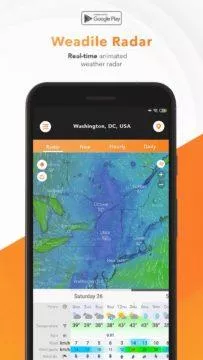 Weather Radar - předpověď počasí