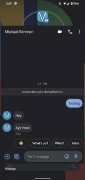 bublinové notifikace v Androidu Mishaal Rahman screen 3
