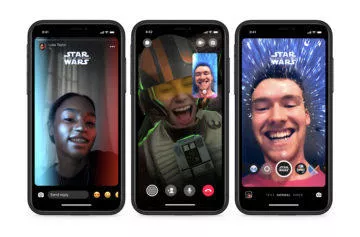 facebook star wars messenger samolepky