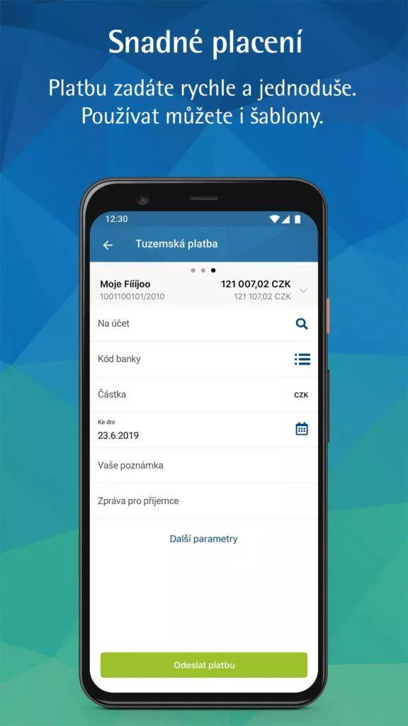 Fio Smartbanking CZ - mobilní bankovnictví