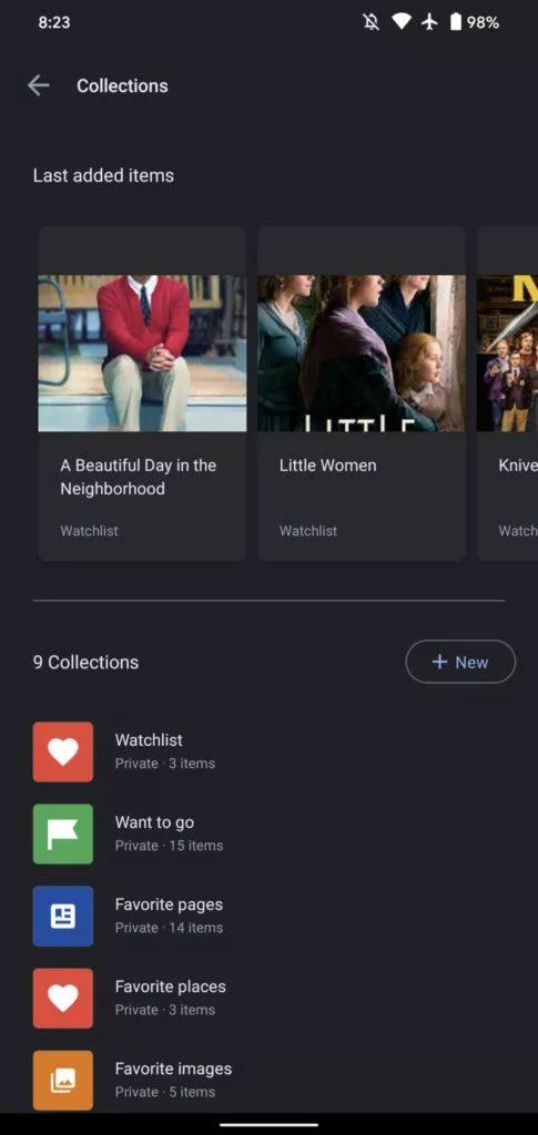 Google Watchlist screenshot 4