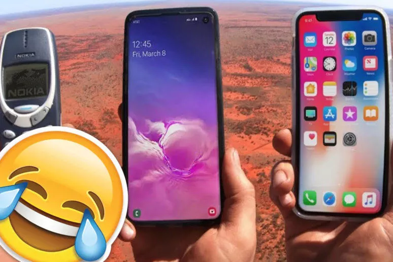 iphone 11 vyhození z vrtulníku