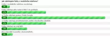 Jak zálohujete fotky z mobilního telefonu?