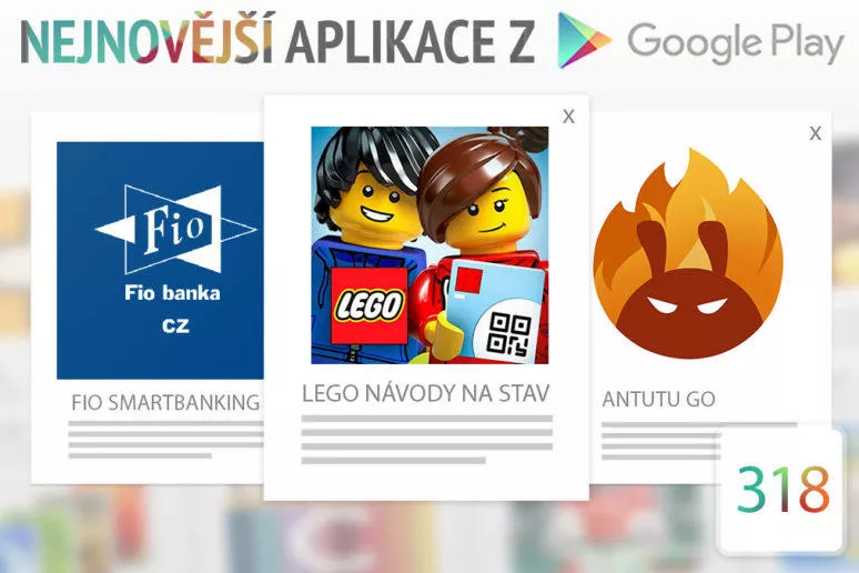 Nejnovější aplikace z Google Play #318: LEGO Návody na stavění Nejnovější aplikace z Google Play #318: LEGO Návody na stavění