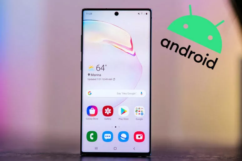 samsung galaxy note 10 aktualizace systému