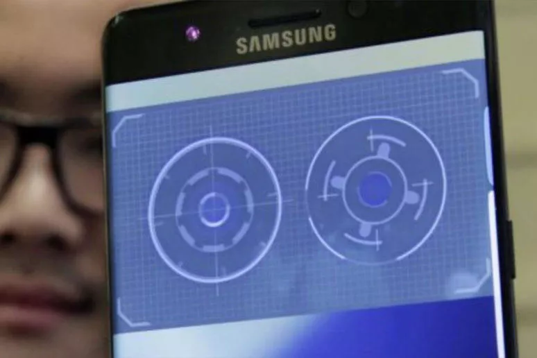 samsung skener oční duhovky samsung skener oční duhovky