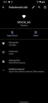 sdílení WiFi přes QR kód návod 4