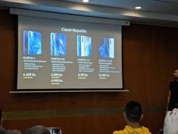 telefony Realme pro ČR tisková konference ceny CZ