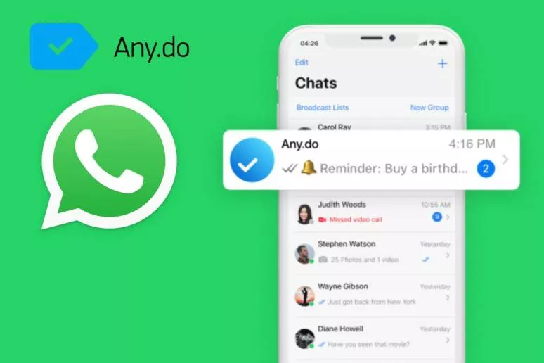 úkolovník Any.do ve WhatsApp úkolovník Any.do ve WhatsApp