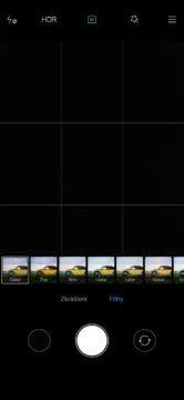 Xiaomi Mi Note 10 fotoapp filtry