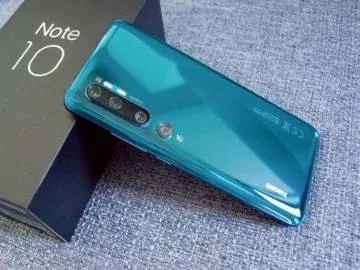 Xiaomi Mi Note 10 záda