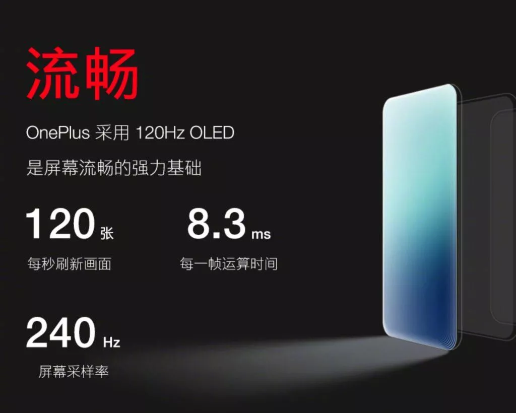 120Hz displej OnePlus specifikace 1