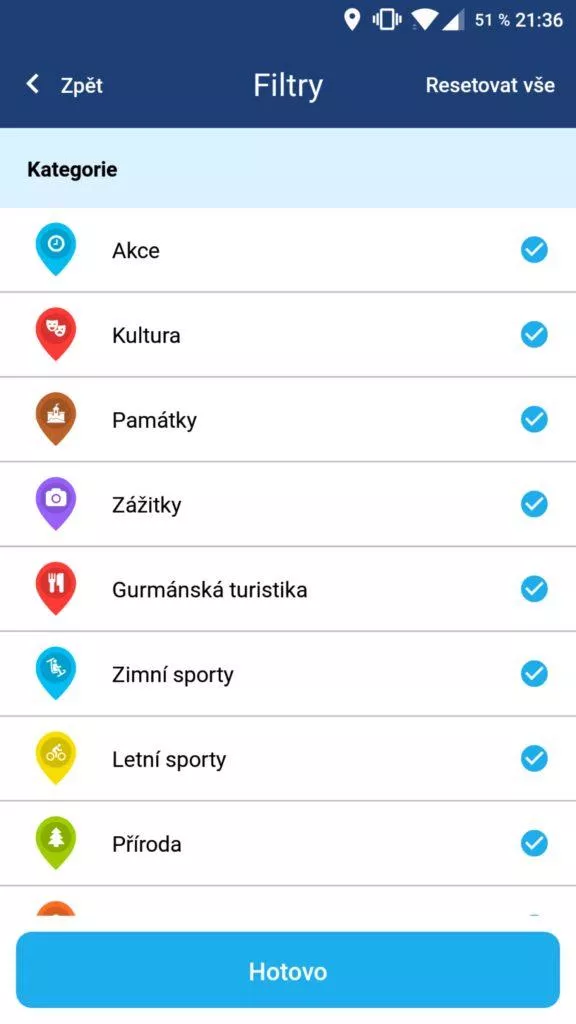 aplikace Kudy z nudy tipy na vikend filtry