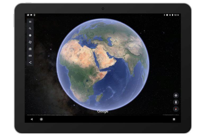 aplkace Google Earth hvězdy