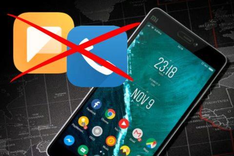 chybějící Xiaomi aplikace