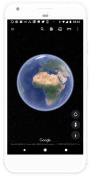 hvězdy aplkace Google Earth náhled