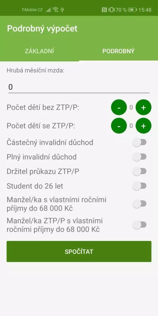 Mzdová kalkulačka 2020 - spočítejte si čistou mzdu