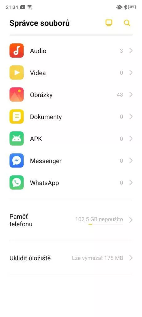realme 5 spravce souboru