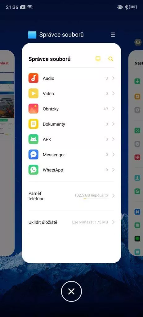 realme 5 spustene app