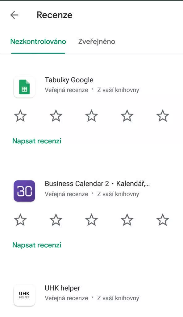 recenze na aplikace a hry