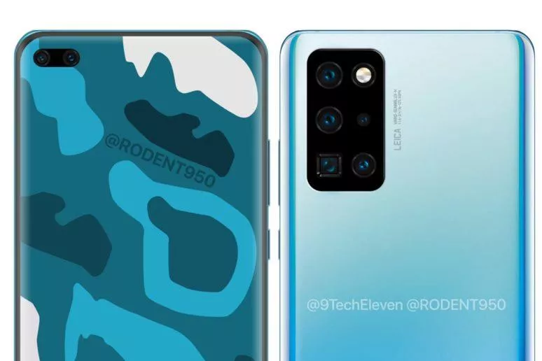 rendery Huawei P40 Pro rendery Huawei P40 Pro