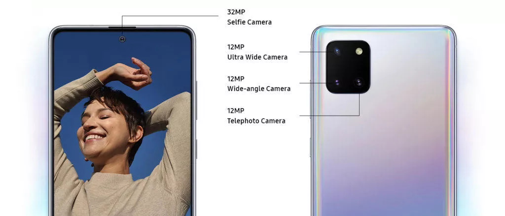 Samsung Galaxy Note10 Lite [SM-N770] 13. Multi-camera system