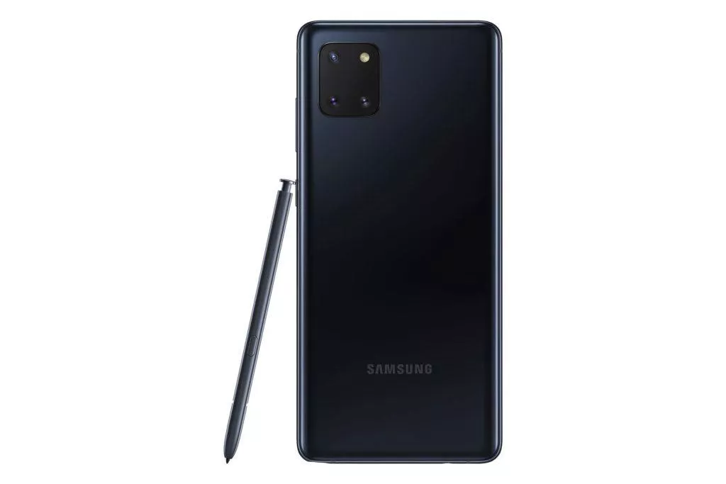 SM_N770_GalaxyNote10Lite_Back_Pen_AuraBlack