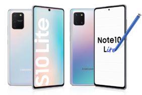 specifikace Galaxy S10 Lite a Note10 Lite