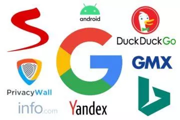 vyhledávače v Androidu