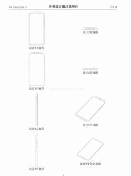 Xiaomi mobil se sedmi výsuvnými foťáky patent 2