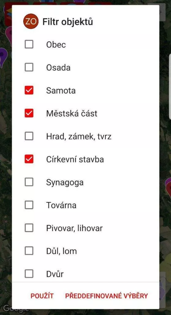 Zaniklé obce a staré mapy
