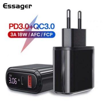 Essager adapter QC3.0