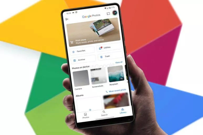 Fotky Google redesign menu Fotky Google redesign menu