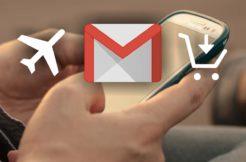 nové kategorie Gmail Travel Cestování Purchase Objednávky