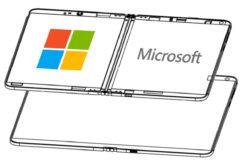 ohebný displej patent Microsoft Surface