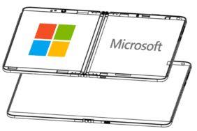 ohebný displej patent Microsoft Surface