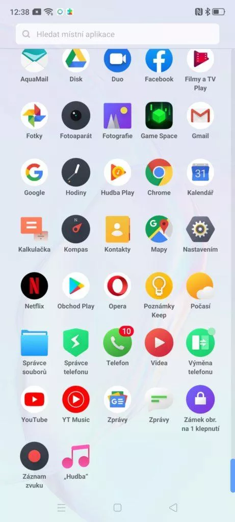 realme x2 pro aplikace