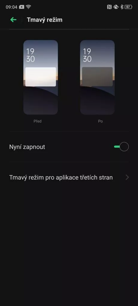 realme x2 pro nocni rezim