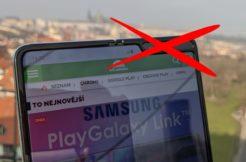 Samsung Galaxy Fold 2 neviditelná přední kamera