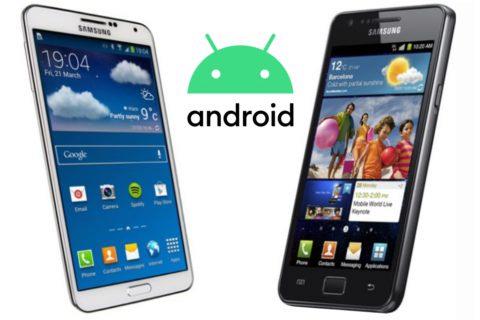Samsung Galaxy S II Note 3 Android 10